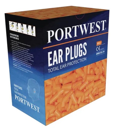 EP08 PU FOAM CORDED EAR PLU (BOX 200) SNR 37