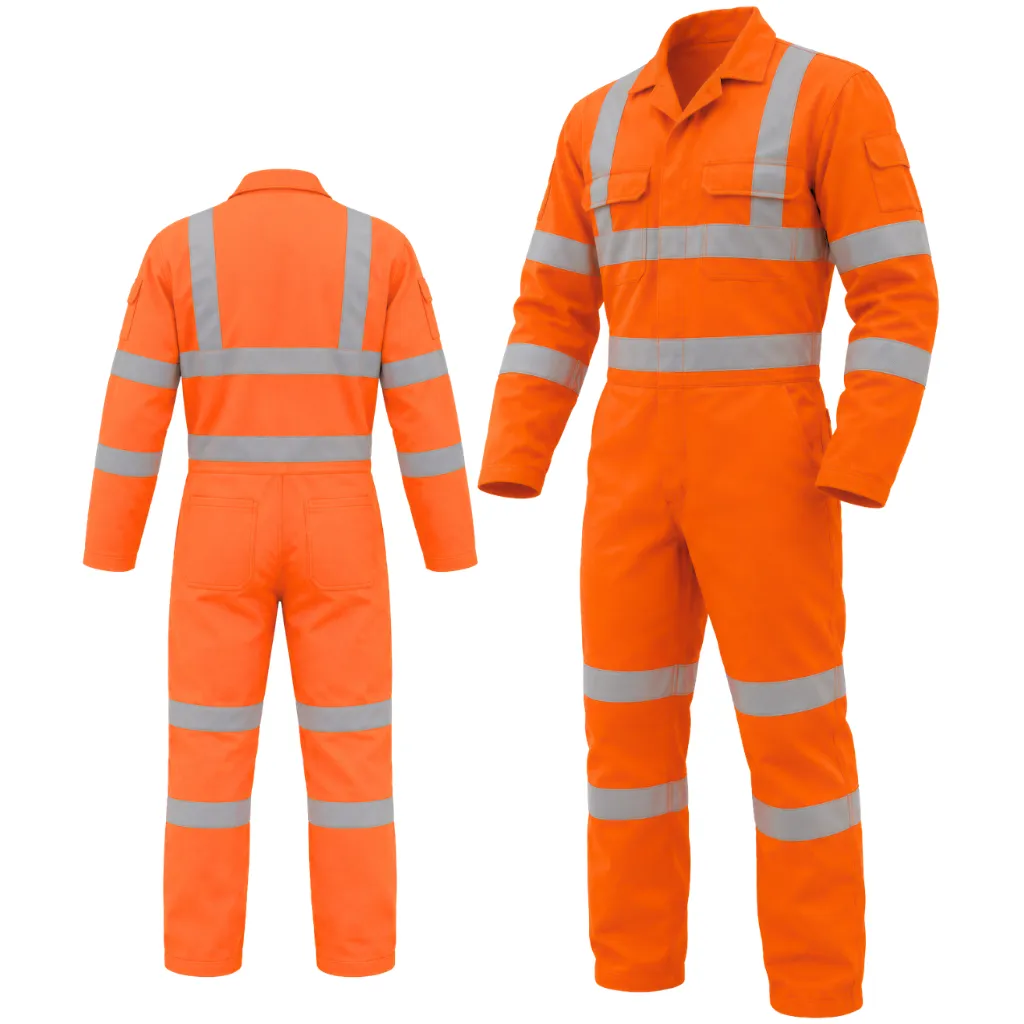 AQUA HI-VIS-COVERALL