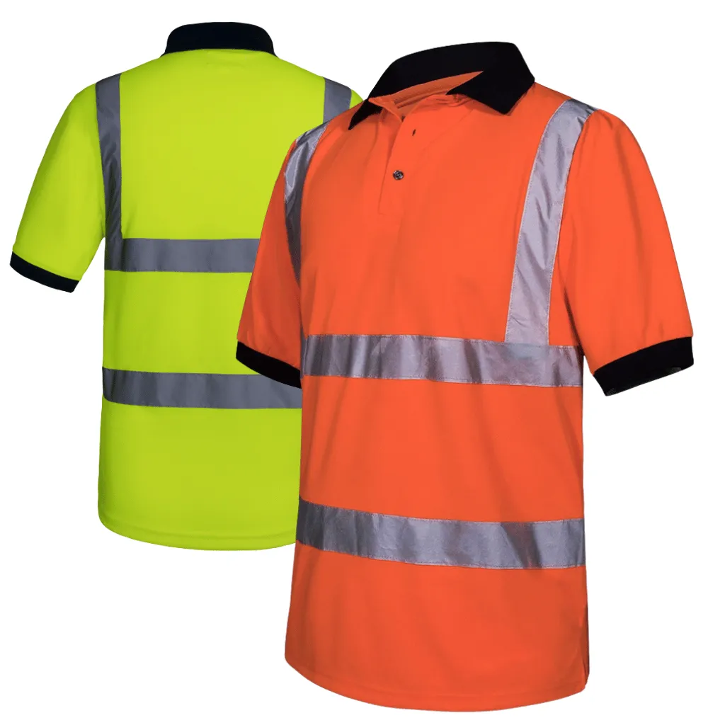 AQUA HI VIS POLOSHIRT EN ISO 20471
