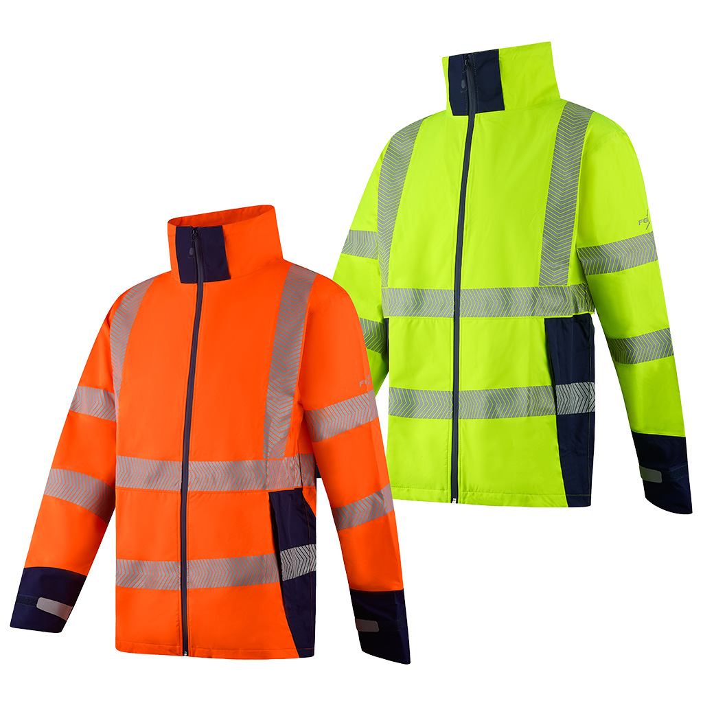 FGX LIGHTWEIGHT LAMINATED HI-VIS BREATHABLE W/PROOF 4:4 JKT