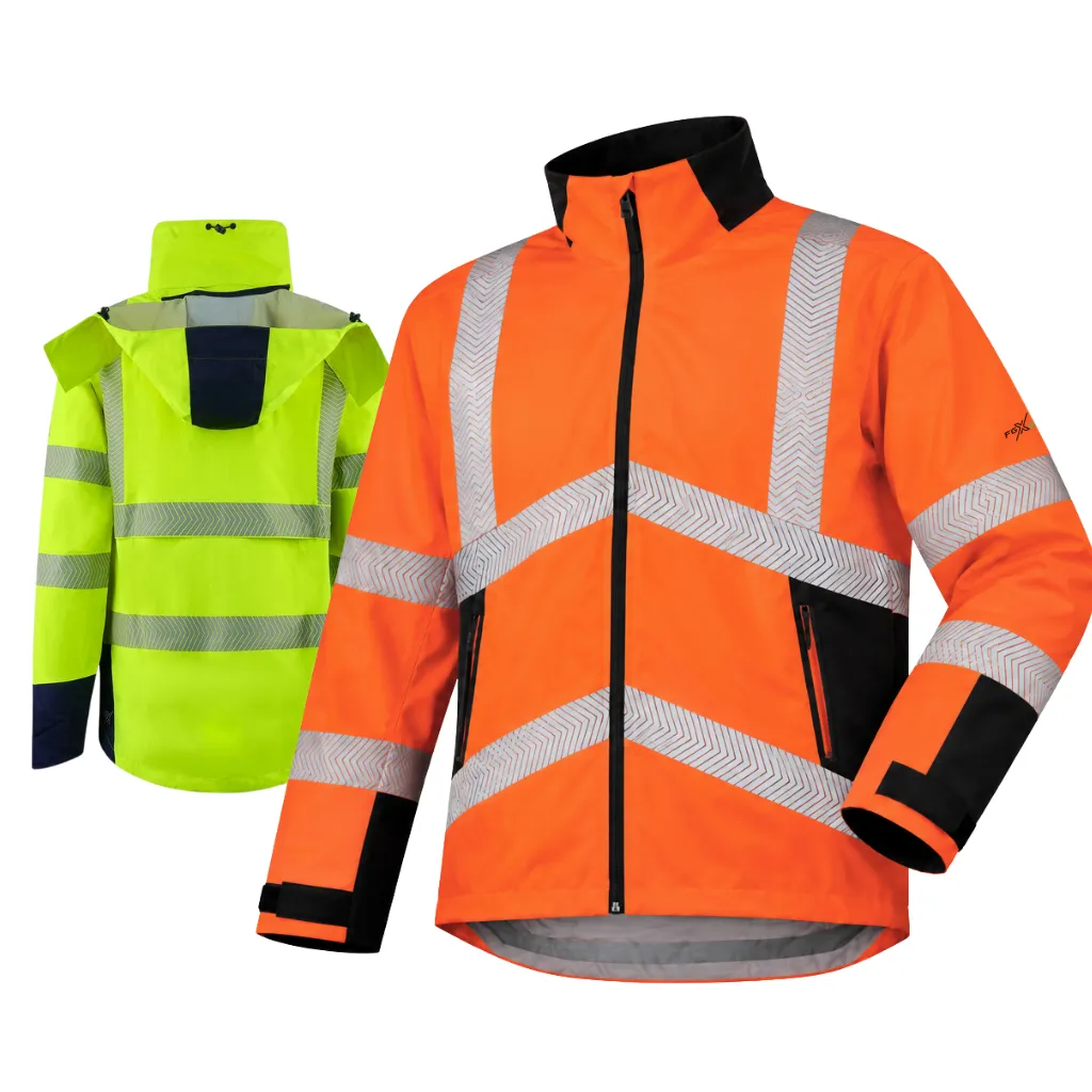 FGXeco LIGHTWEIGHT LAMINATED HI-VIS BREATHABLE W/PROOF 4:4 JKT
