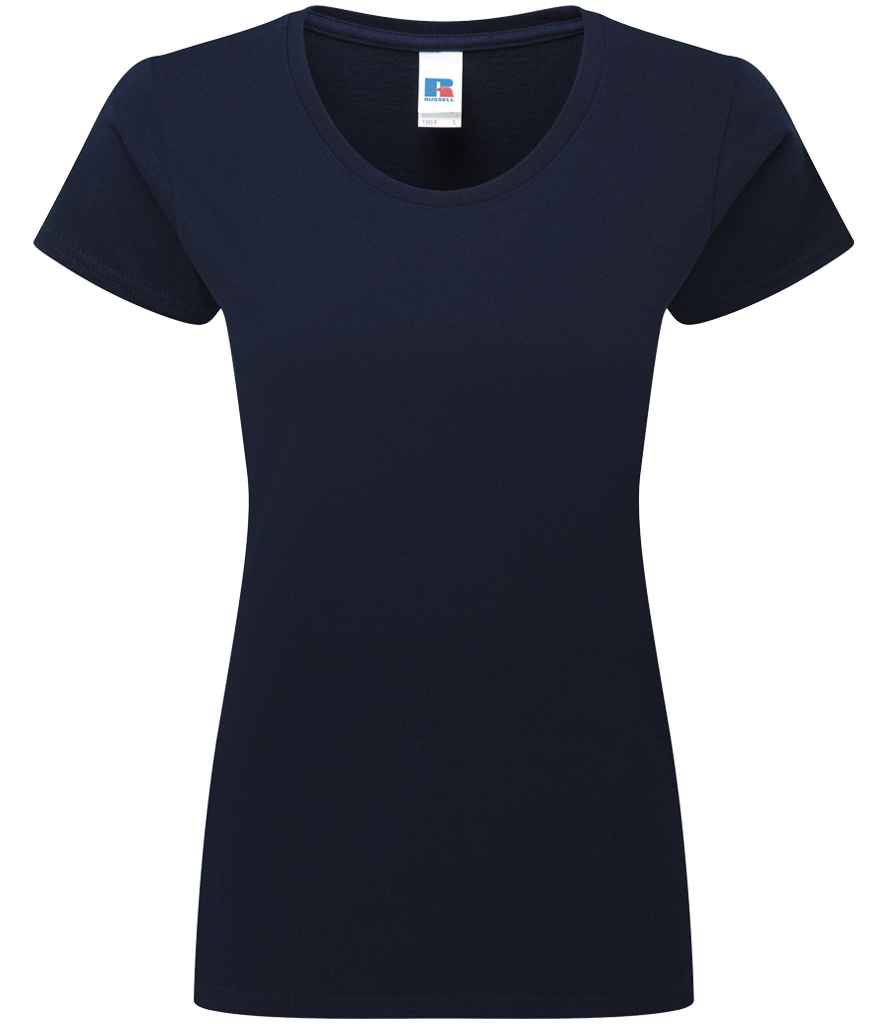 180F RUSSELL LADIEES AUTHENTIC CLASSIC RINGSPUN T-SHIRT