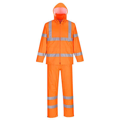 H448 - HI-VIS RAIN SUIT ORANGE