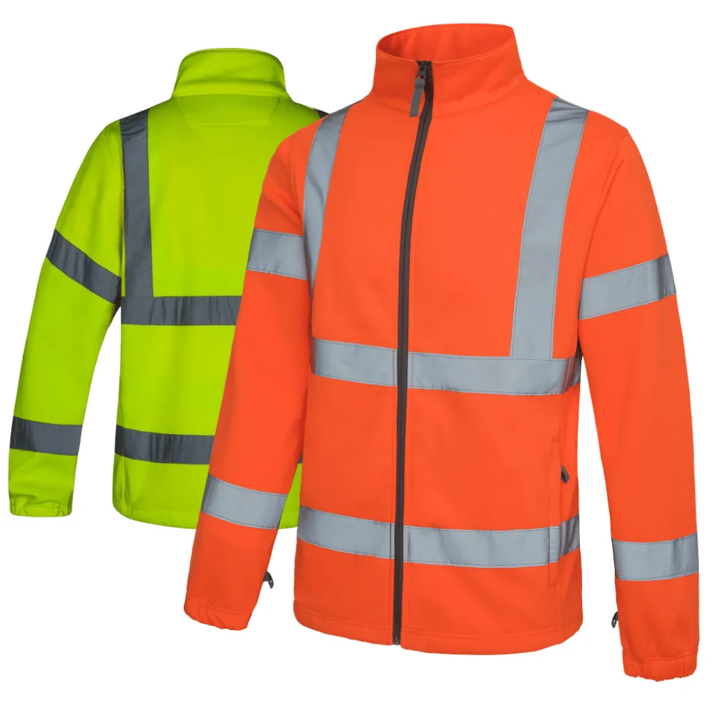AQUA FULL ZIP HI VIS FLEECE