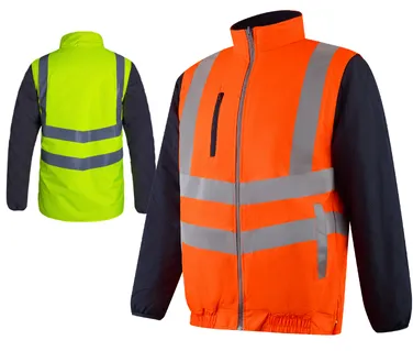 REVERSIBLE HI VIS RIPSTOP BODYWARMER
