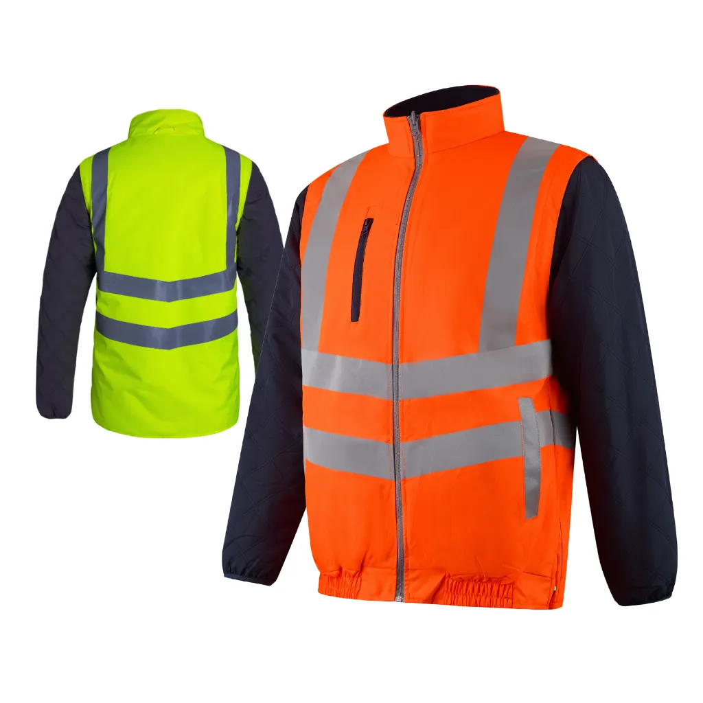 REVERSIBLE HI VIS RIPSTOP BODYWARMER