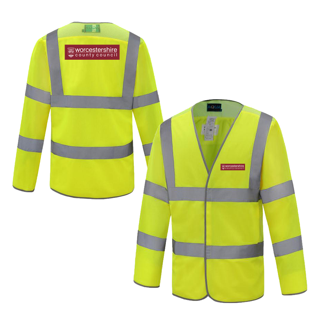 MESH JKT  EN20471 C/W VENT F/SLVE