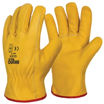 RHINOtec DRIVERS STYLE LEATHER GLOVES