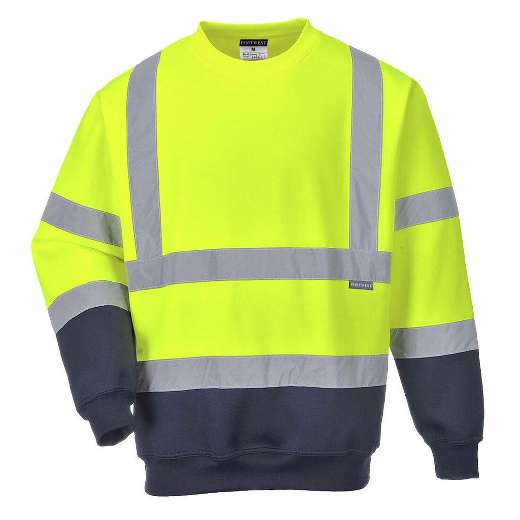 B306 WO TONE HI VIS SWEATSHIRT