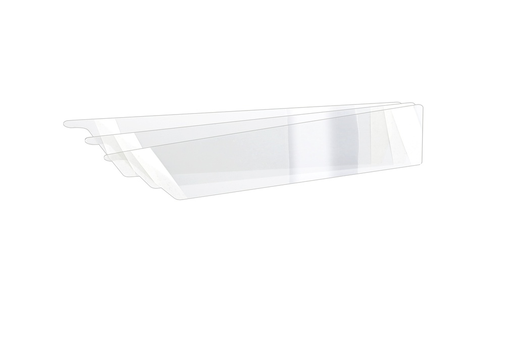 TEAR-OFF VISOR STRIPS (PACK OF 10)