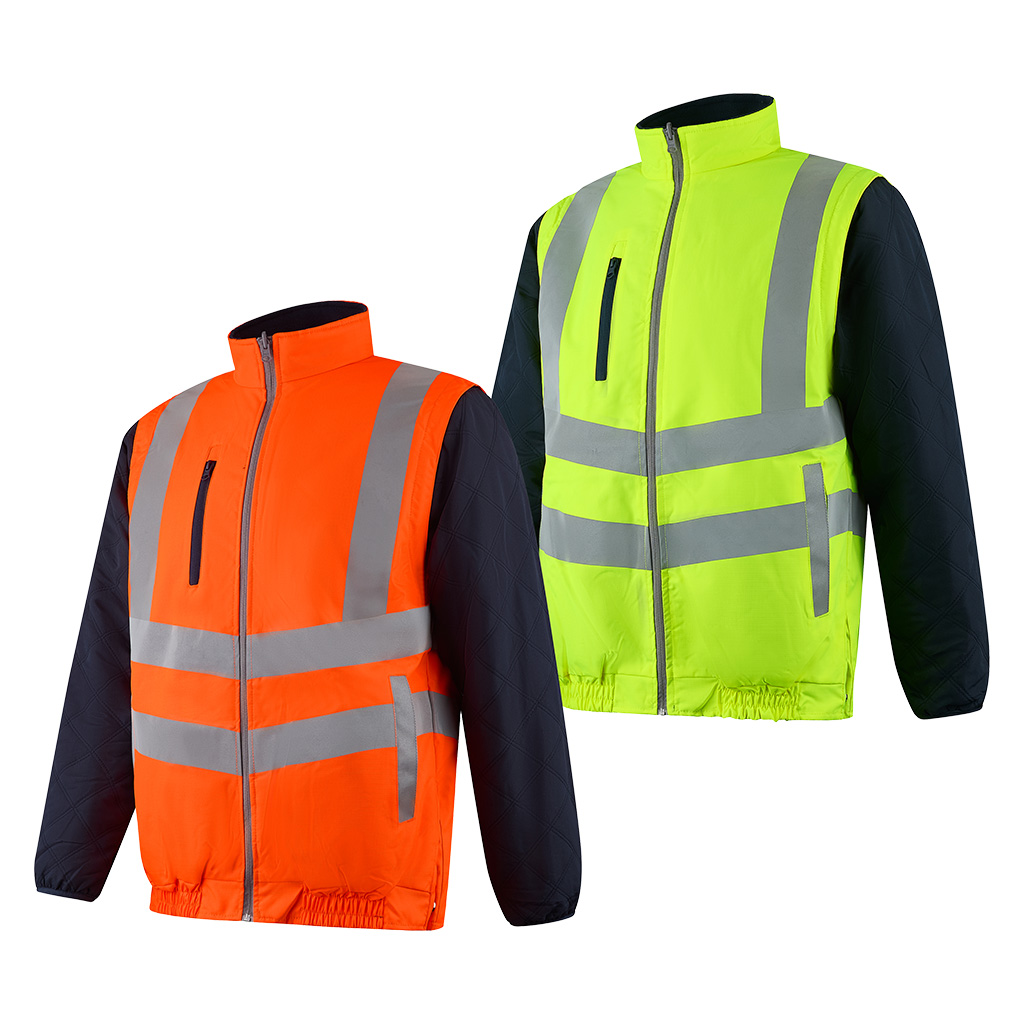 REVERSIBLE HI VIS RIPSTOP BODYWARMER