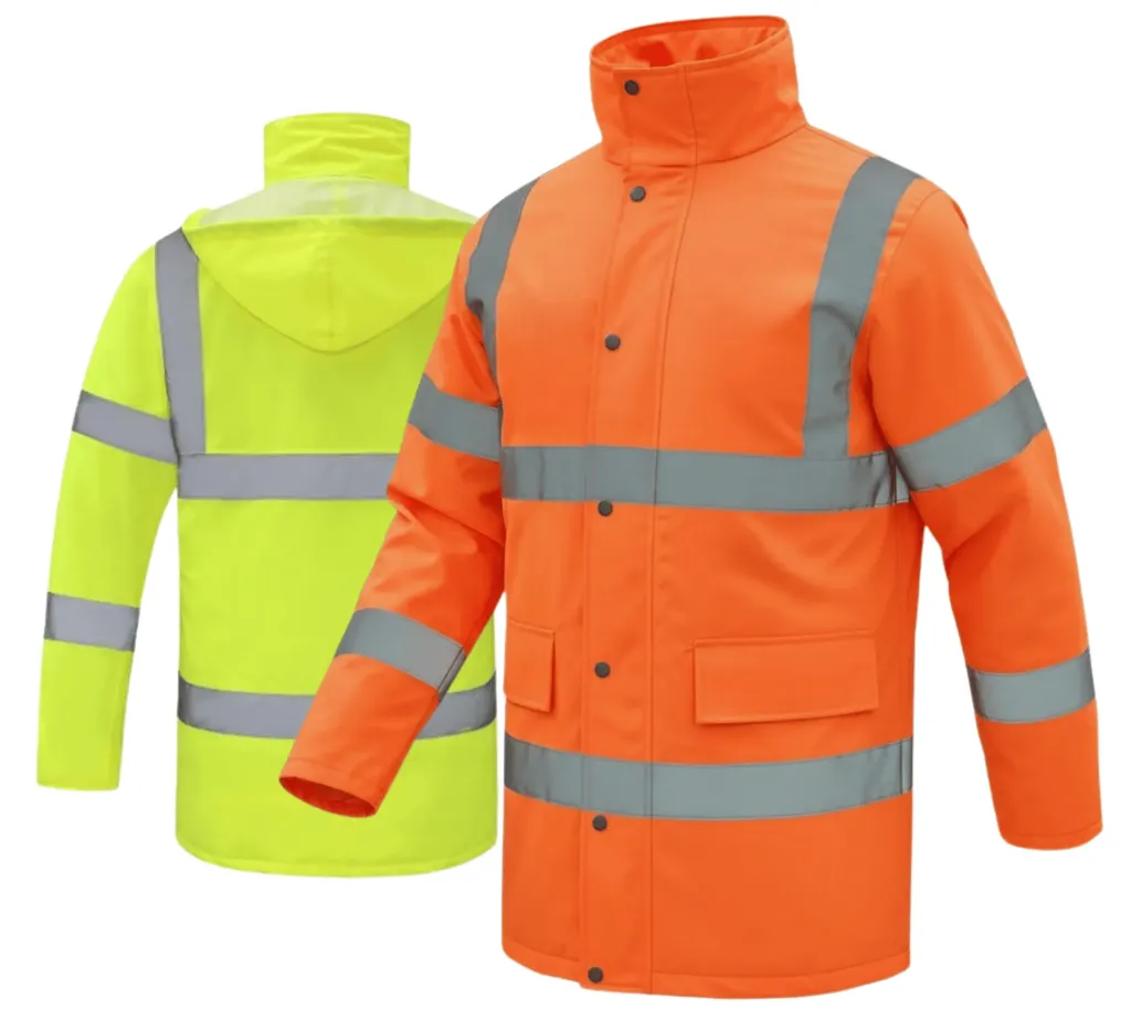 [JK003] AQUA HIGH VISIBILITY WATERPROOF JACKET