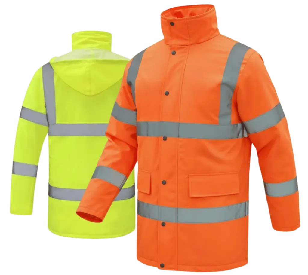 [JK003] AQUA HIGH VISIBILITY WATERPROOF JACKET