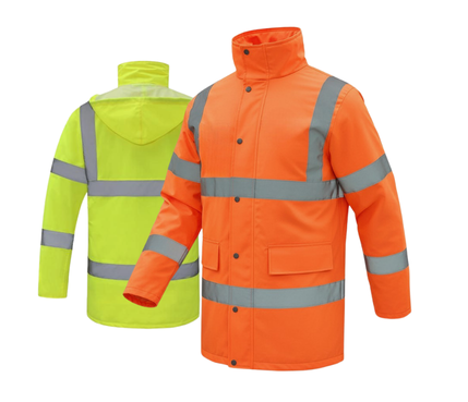 [JK003] AQUA HIGH VISIBILITY WATERPROOF JACKET