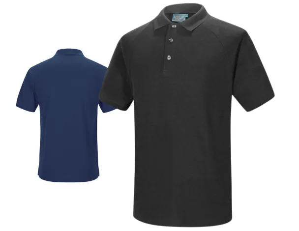[PS017] AQUA PIQUE KNIT POLO SHIRT
